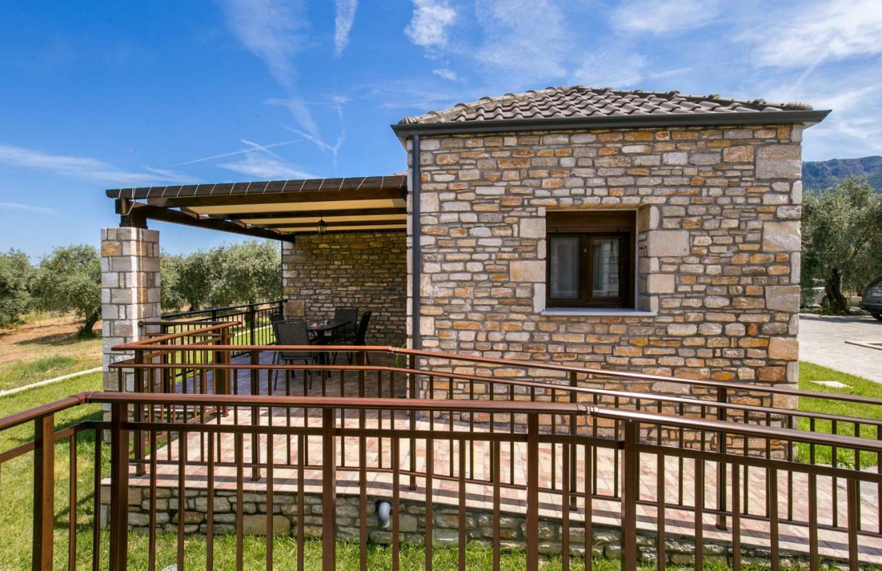 Elaionas Stone Houses Skala Potamia  Bagian luar foto